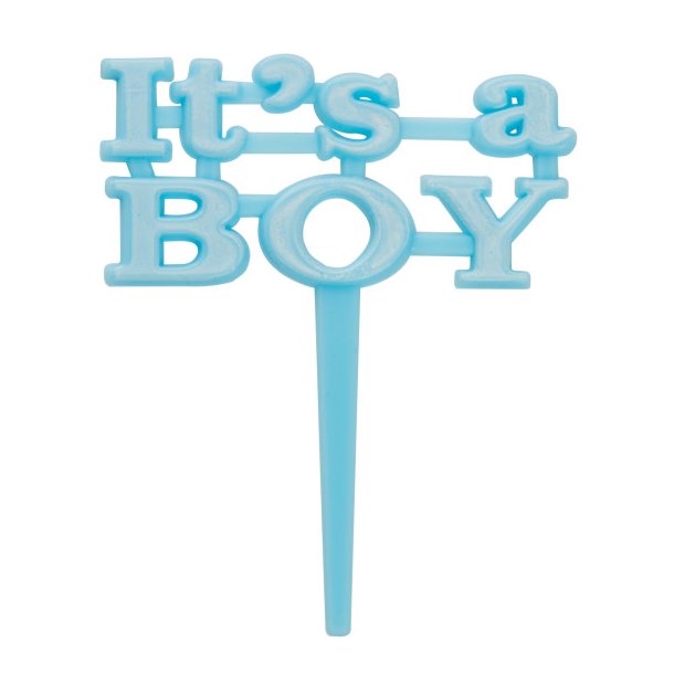 Cupcake toppers - Its a Boy - 8 stk