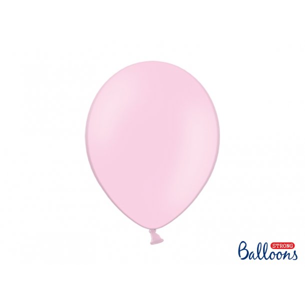 Ballonger - Strong - Pastell - Rosa - 30 cm - 10 stk