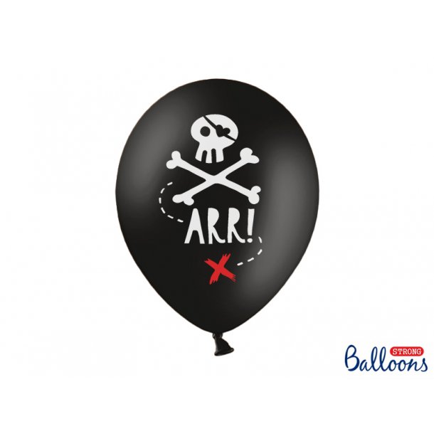 Ballonger - ARR! Pirates Party - 30 cm - 6 stk